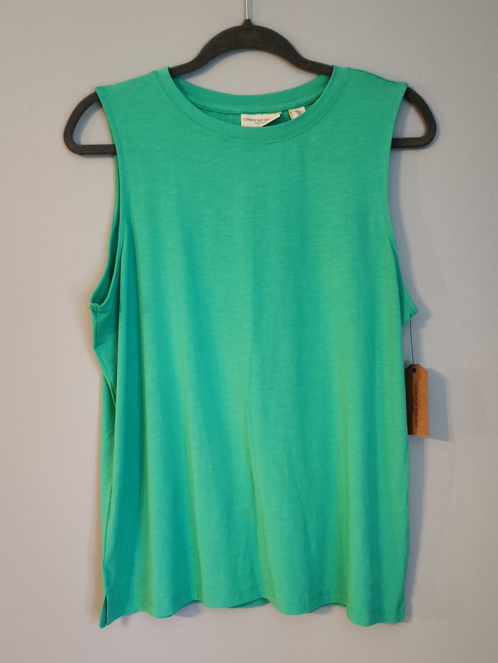 Christian Siriano Sleeveless Tank Top - Green